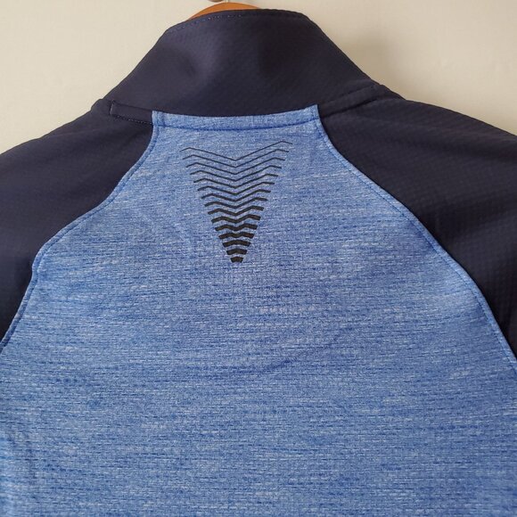 Under Armour Women's Activewear ColdGear Reactor 1/2 Zip Lapis Blue Top Size SM - Picture 7 of 16